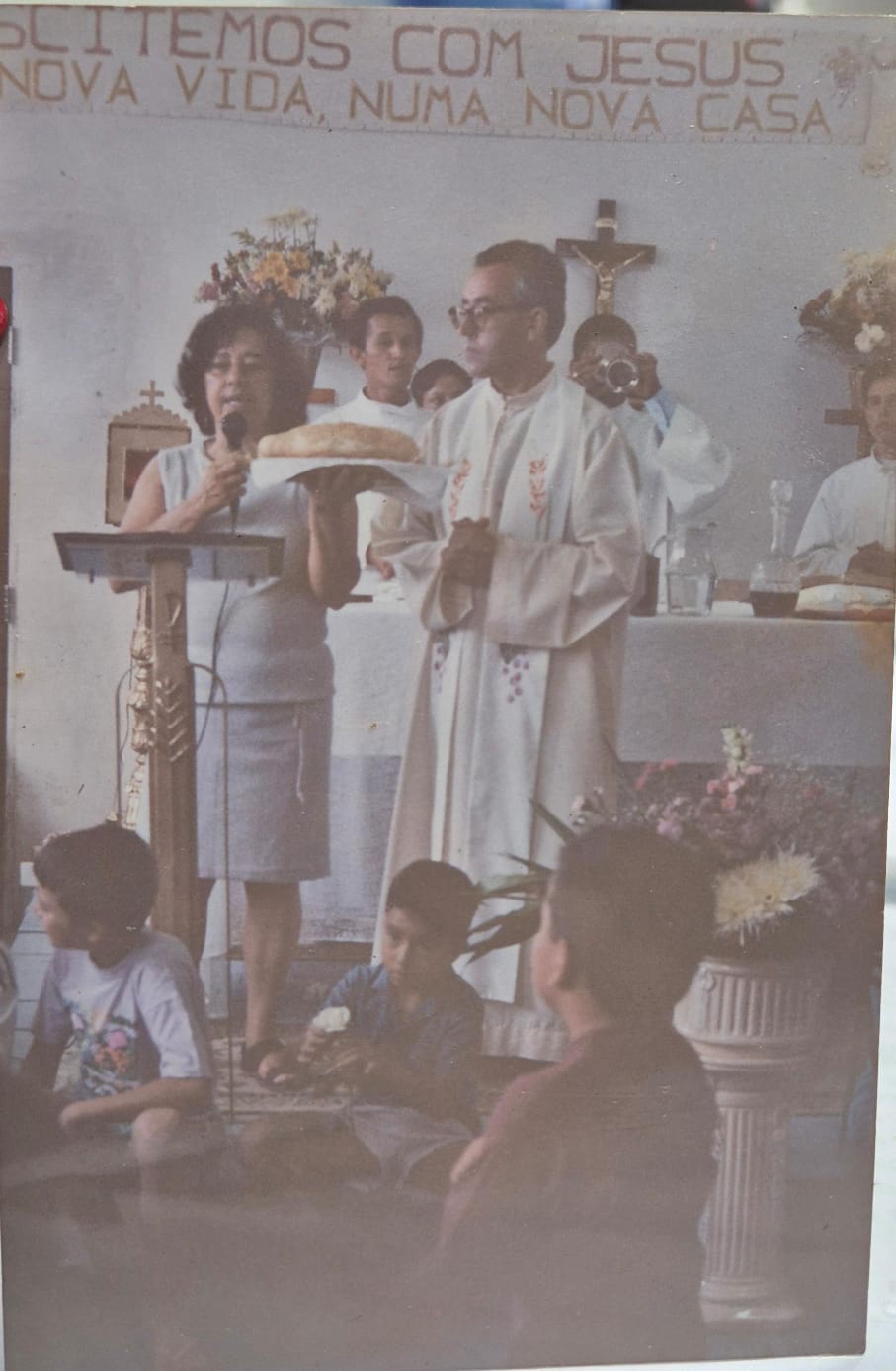 Dona Albertina em 1987